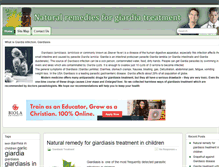 Tablet Screenshot of giardiatreatment.org